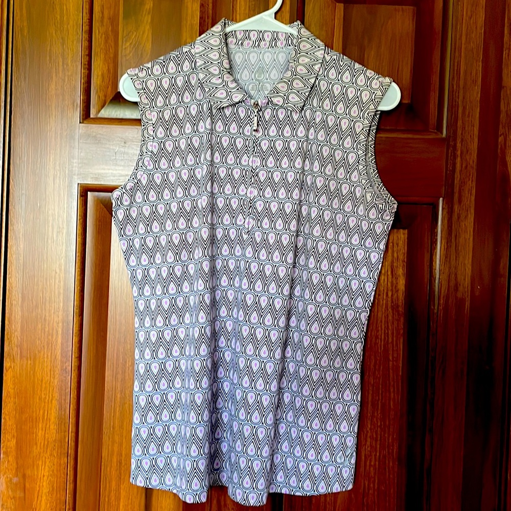 Pretty sleeveless golf shirt